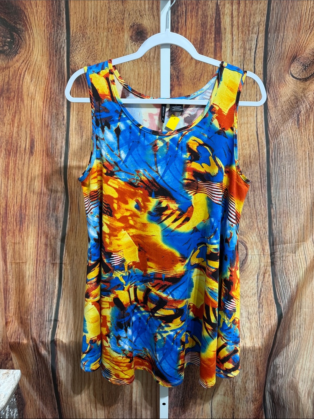 New Directions Sleeveless A-line Blouse Size L